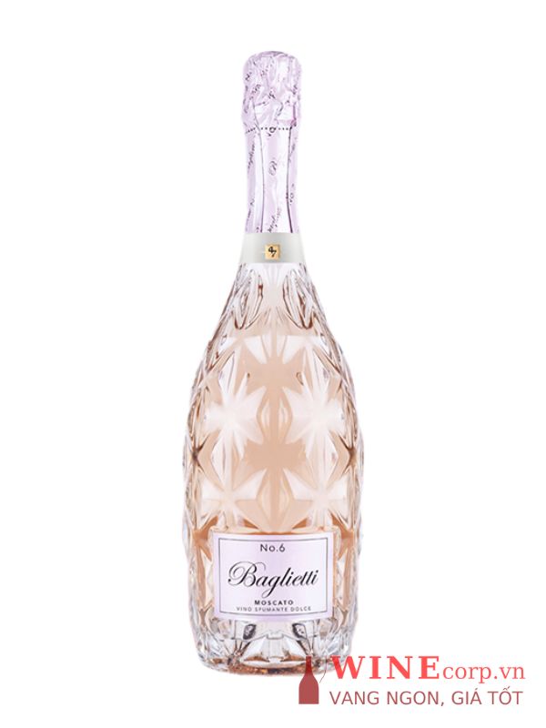 Rượu vang Baglietti No 6 Moscato Rose