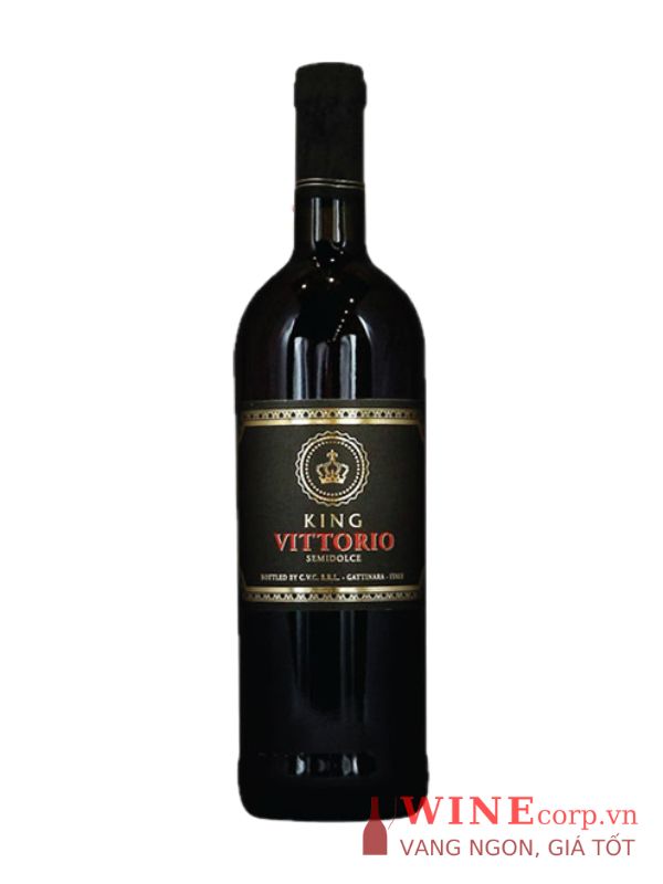 Rượu vang King Vittorio Semi Dolcer