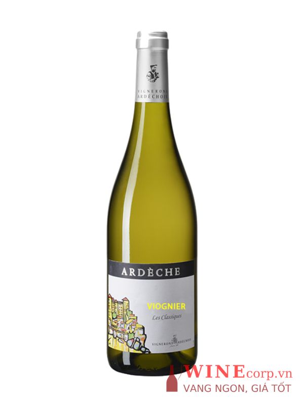 Rượu vang Vignerons Ardechois Ardeche Viognier