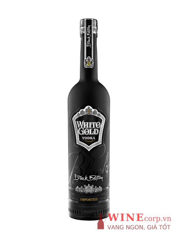 Rượu Vodka White Gold Black Edition