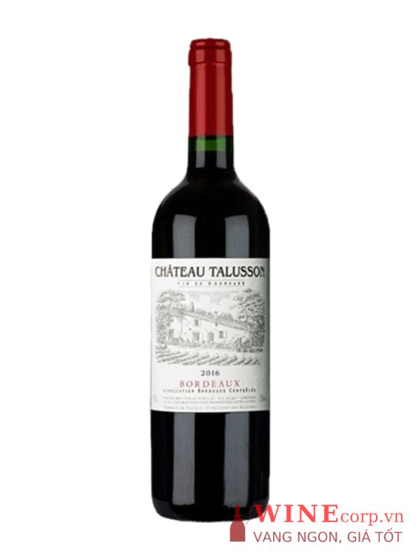 Rượu vang Chateau Talusson Bordeaux
