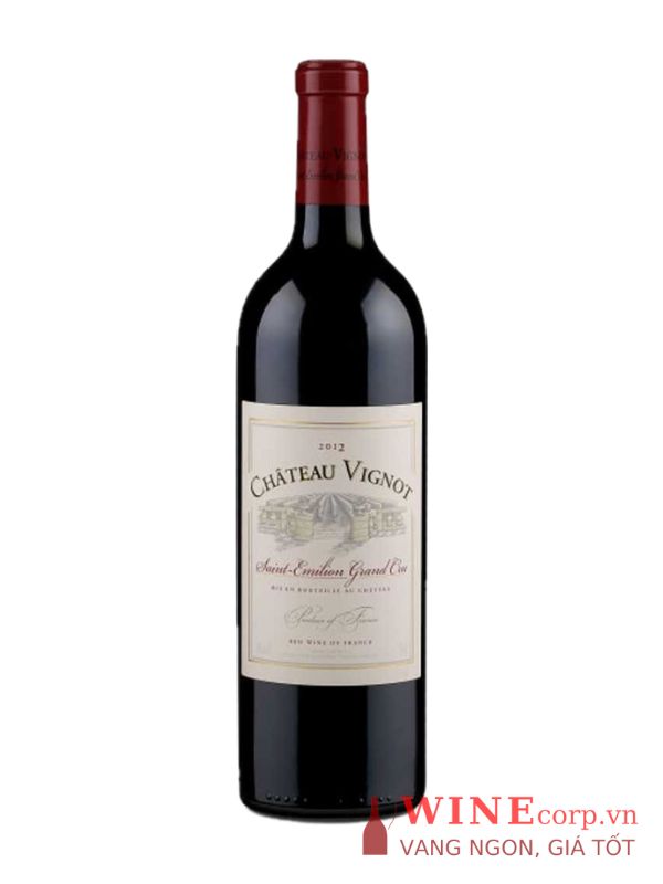 Rượu vang Chateau Vignot Saint Emilion Grand Cru