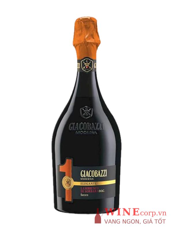 Rượu vang Giacobazzi 1 Elegante Lambrusco Di Sorbara Secco