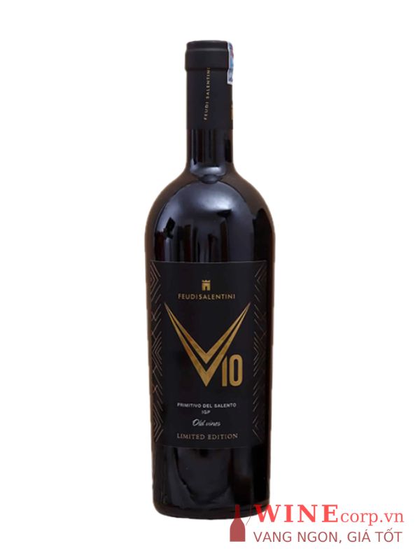 Rượu vang V10 Primitivo Del Salento Limited Edition