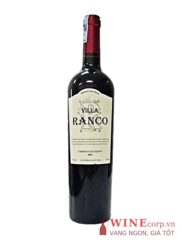 Rượu vang Villa Ranco Cabernet Sauvignon