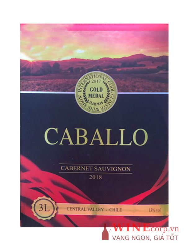 Rượu vang bịch Caballo Cabernet Sauvignon