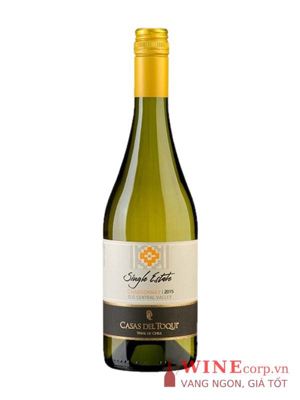 Rượu vang Casas Del Toqui Single Estate Chardonnay