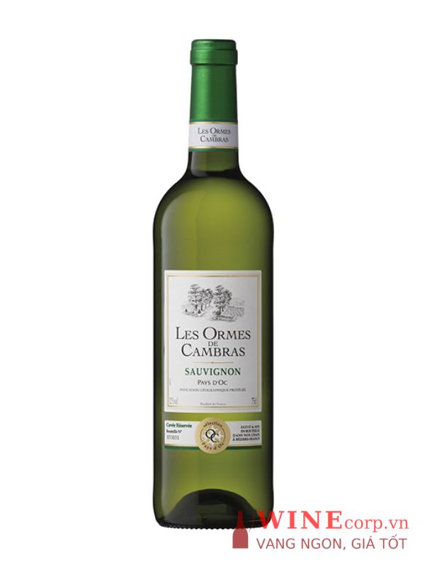 Rượu vang Les Ormes De Cambras Sauvignon