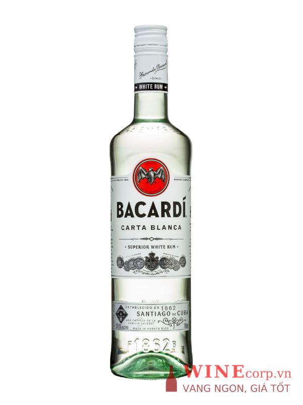 Rượu Bacardi Carta Blanca Superior White Rum