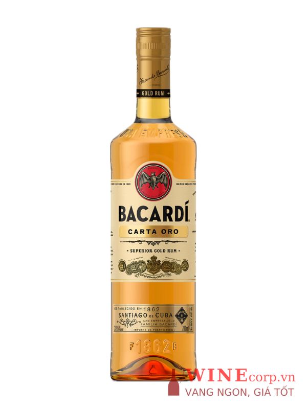 Rượu Bacardi Superior Carta Oro Gold