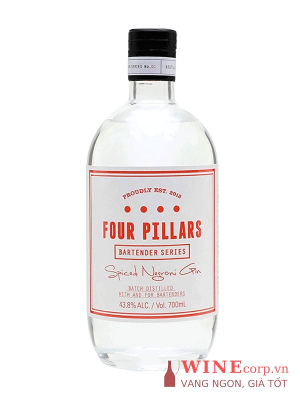 Rượu Four Pillars Bloody Spiced Negroni Gin