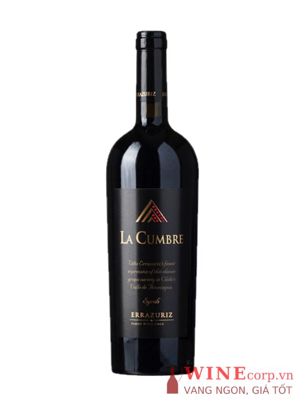 Rượu vang Errazuriz La Cumbre Syrah