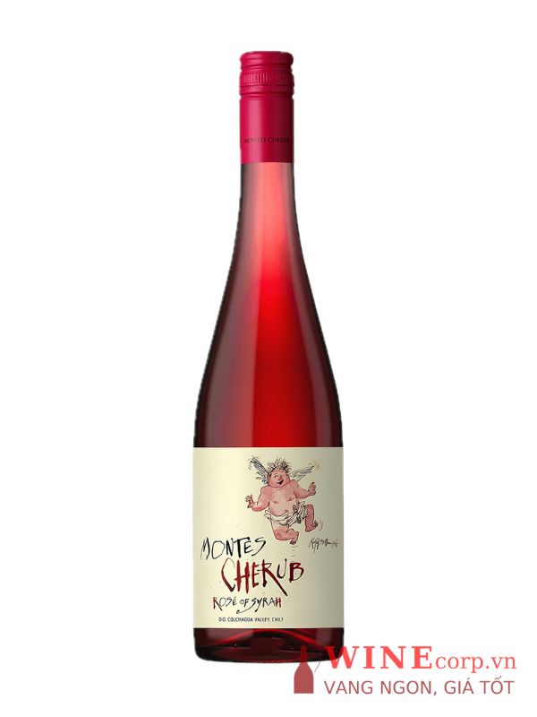 Rượu vang Montes Cherub Rose of Syrah