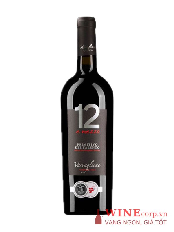 Rượu vang 12 E Mezzo Primitivo Del Salento