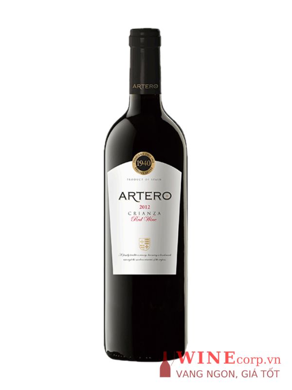 Rượu vang Artero Tempranillo