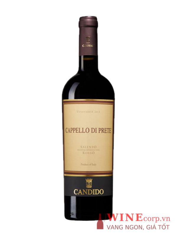 Rượu vang Candido Cappello Di Prete Salento Rosso