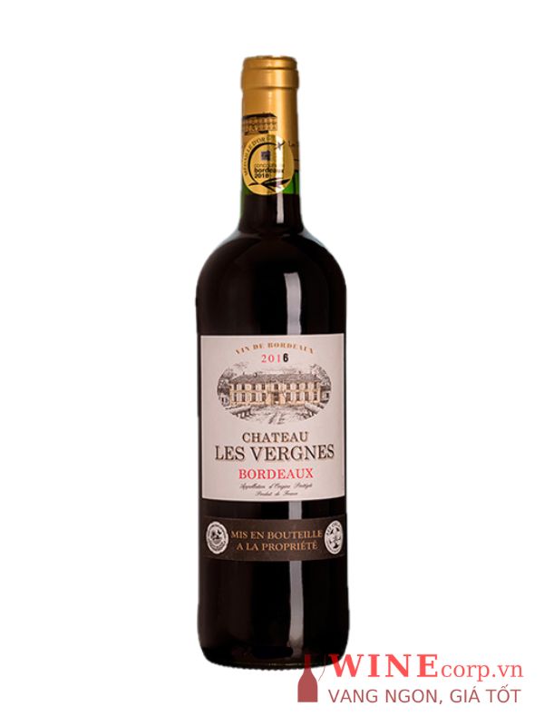Rượu Vang Chateau Les Vergnes Bordeaux