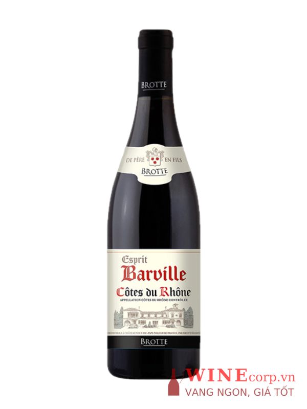 Rượu Vang Esprit Barville Côtes Du Rhone